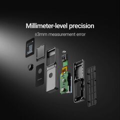 LSA LazerMetre: 50m Menzil, 9 Fonksiyonlu Milimetrik Hassasiyet Metrekare Metreküp Mesafe Ölçümü