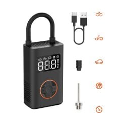 Qicycle N3 150PSI Elektrikli Taşınabilir Hava Pompası Araç Lastik Şişirme Kompresörü