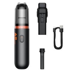 Baseus A2 Pro Şarjlı El Süpürgesi Taşınabilir 80W 6000PA Çift Kademeli Kablosuz Süpürge