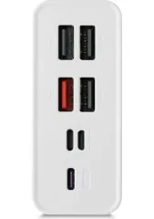 Powerway 30.000 Mah Pd 22.5W Dahili Kablolu Hızlı Şarj LED Fener Gerçek 30.000 Mah QC30S Powerbank