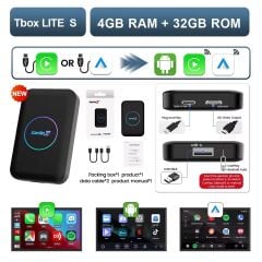 Carlinkit Tbox Lite S Kablosuz Carplay 4gb Ram 32GB Rom Android Youtube Netflix Video Oynatma Mini HDMI Output