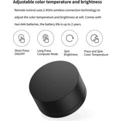 Xiaomi Mijia 1S Bilgisayar Monitörü Işık Çubuğu Kablosuz Kumanda Ayarlanabilir Lümen 2700-6500K