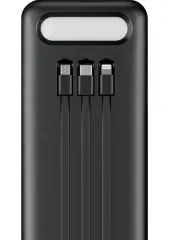 Powerway 80.000 Mah Kablolu Dijital Göstergeli Gerçek 80.000 Mah Garantili Işıklı Kamp TX80 Siyah Powerbank