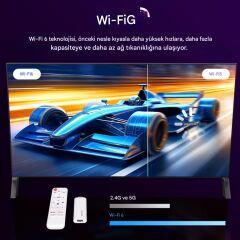H96Max H313 Mini 4K Tv Stick Android 14 Akıllı Tv Kutusu 2GB+16GB Wifi 6 Google Sesli Komut Netflix Bluetooth Kumanda