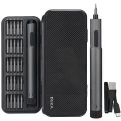 AtuMan Duka E2 Hassas Elektrikli Tornavida Seti 29 Parça Çift Seviyeli 210RPM Hızlı Şarjlı