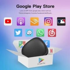 Akıllı Multimedya Kutusu Android 13 32GB Kablosuz Carplay Ai Box Youtube Netflix Google Playstore