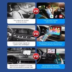 Akıllı Multimedya Kutusu Android 13 32GB Kablosuz Carplay Ai Box Youtube Netflix Google Playstore