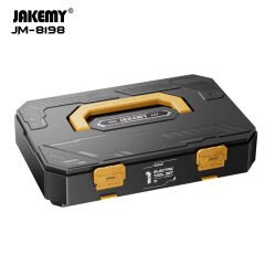 Jakemy JM-8198: 135 Parça Çok Amaçlı Şarjlı Tornavida Profesyonel Elektrikli Takım Kutusu 4 Kademeli Hassas Yüksek Tork 117 Uç