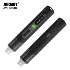 Jakemy JM-8198: 135 Parça Çok Amaçlı Şarjlı Tornavida Profesyonel Elektrikli Takım Kutusu 4 Kademeli Hassas Yüksek Tork 117 Uç