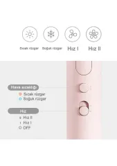 Xiaomi Mijia Negatif Iyon Saç Kurutma Makinesi H101 1600W - Beyaz
