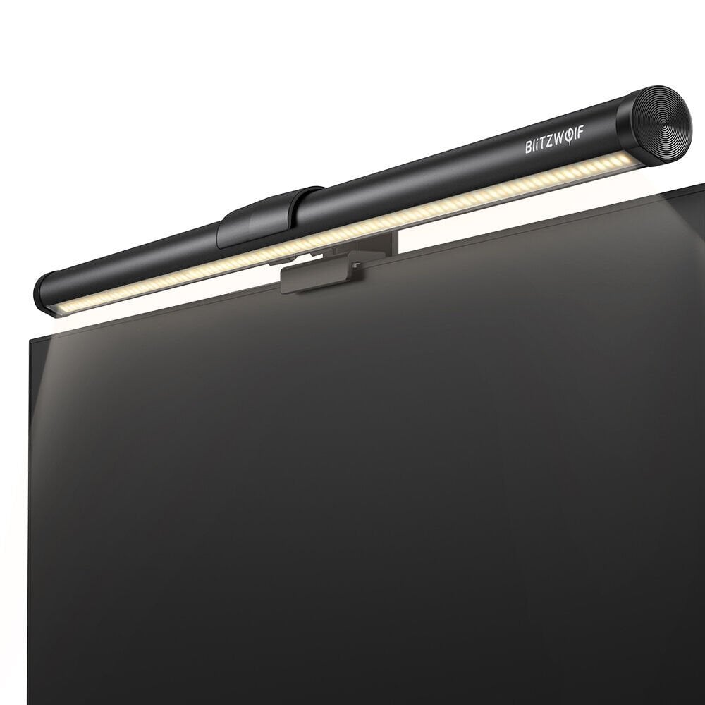 BlitzWolf BW-CML2 Air Monitör Işık Çubuğu Dokunmatik Kontrol Göz Koruması Yanması 300-1000LUX E-Okuma Işığı