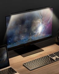 BlitzWolf BW-CML2 Air Monitör Işık Çubuğu Dokunmatik Kontrol Göz Koruması Yanması 300-1000LUX E-Okuma Işığı