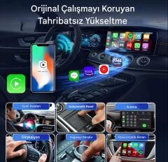Carlinkit Mini 5 Pro Kablosuz Araç Adaptörü 2in1 Carplay & Android Auto Desteği