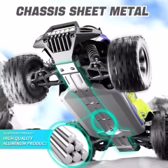 Suchiyu SCY 18101: 40 km/saat 4WD RC Araba | 1/18 Ölçek Fırçalı Motorlu Yüksek Hızlı Canavar Kamyon
