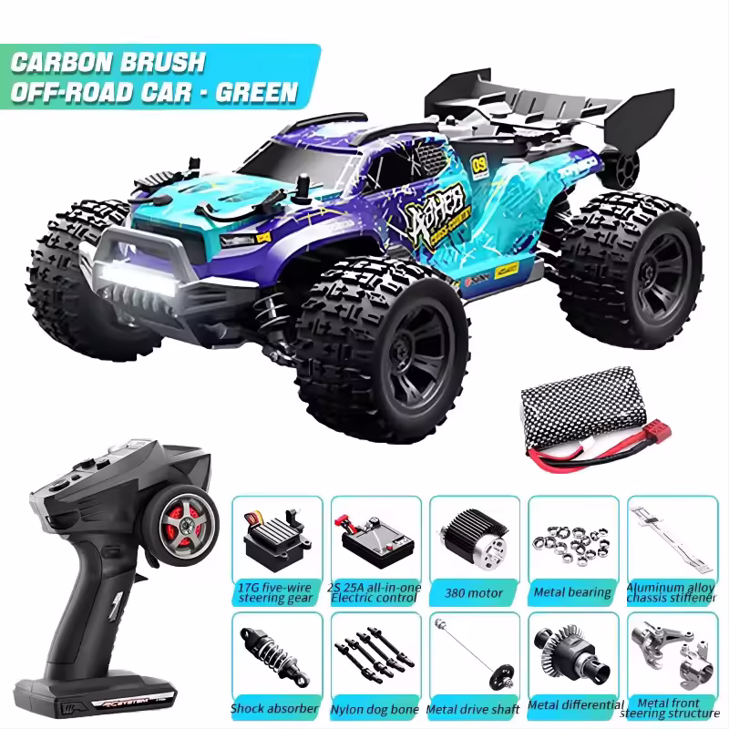 Suchiyu SCY 18101: 40 km/saat 4WD RC Araba | 1/18 Ölçek Fırçalı Motorlu Yüksek Hızlı Canavar Kamyon