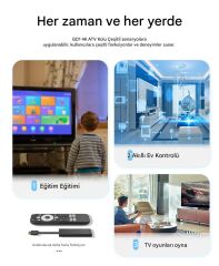 Dcolor GD1 4K TV Stick Android 11™ 2GB+16GB Google Netflix L1 Sertifikalı Lisanslı Box Sesli Komut