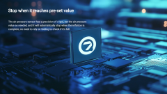 QiCYCLE Nano Taşınabilir Mini Elektrikli Lastik Şişirme Pompası Bisiklet Scooter